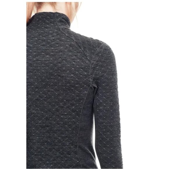 Icebreaker Merino Wool Affinity Thermo Half Zip - Grey - Picture 14 of 16